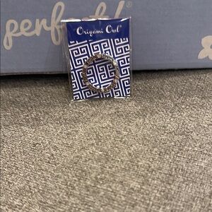 Origami Owl large silver “family, faith, love” window frame with SWAROVSKI crytl